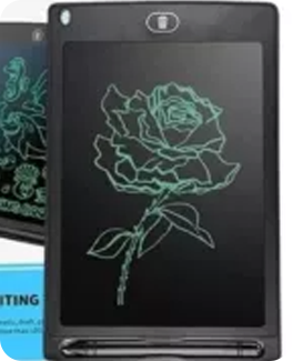 Digital Drawing Pad LCD Writing Tablet Black Portable