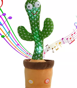 Awulo Kids Dancing Talking Cactus Toys