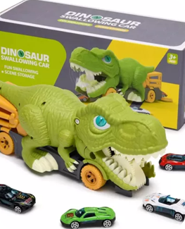 Awulo Dinosaur Car Swallowing Toy Truck